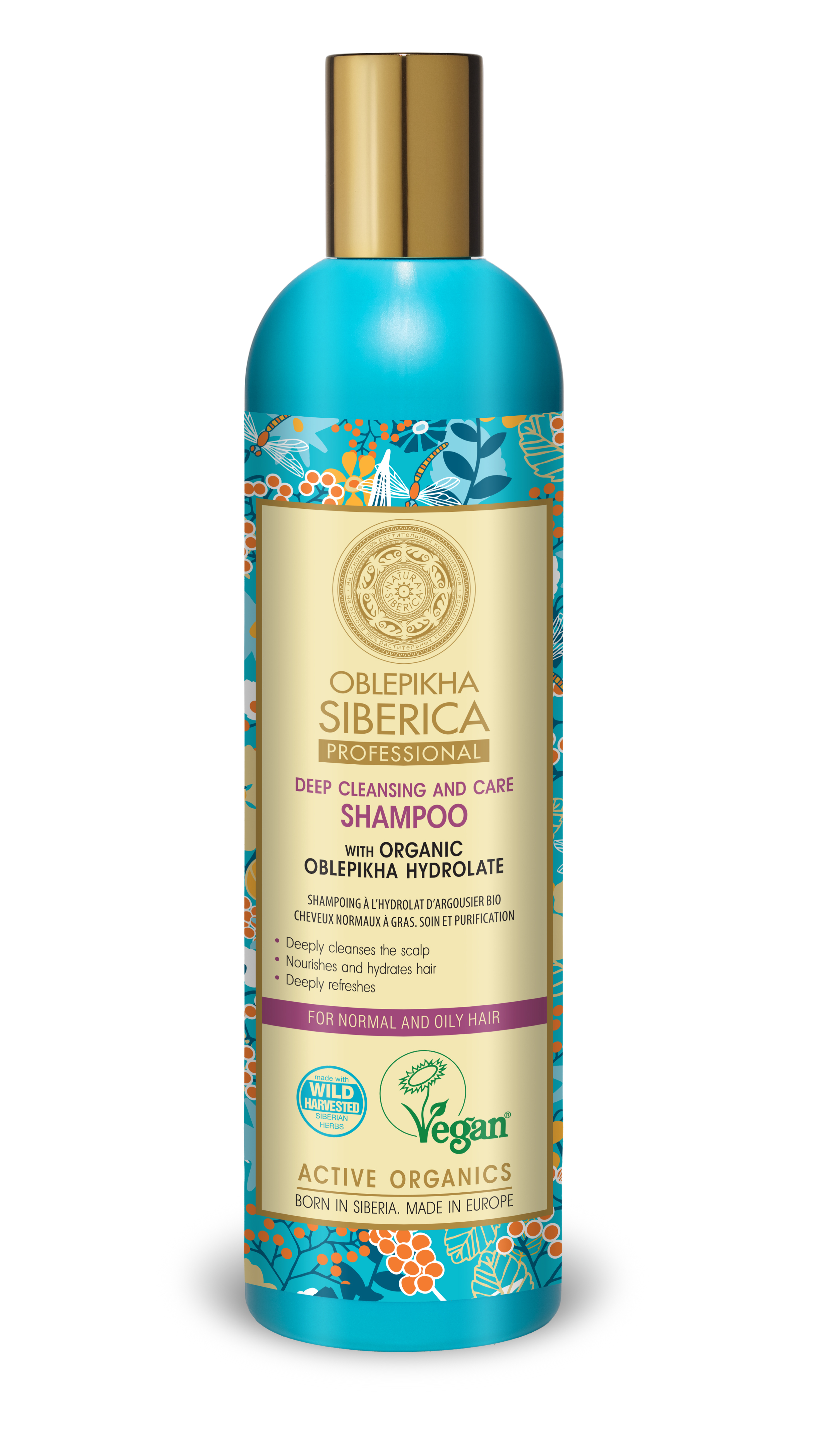 NS Oblepikha siberica Șampon pentru păr normal și gras 400 ml