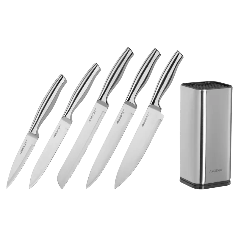 Set de Cuțite Ardesto AR2106SS, Oțel inoxidabil