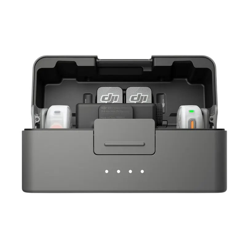 DJI Mic Mini 2S (2TX + 1RX + Charging Case), Black