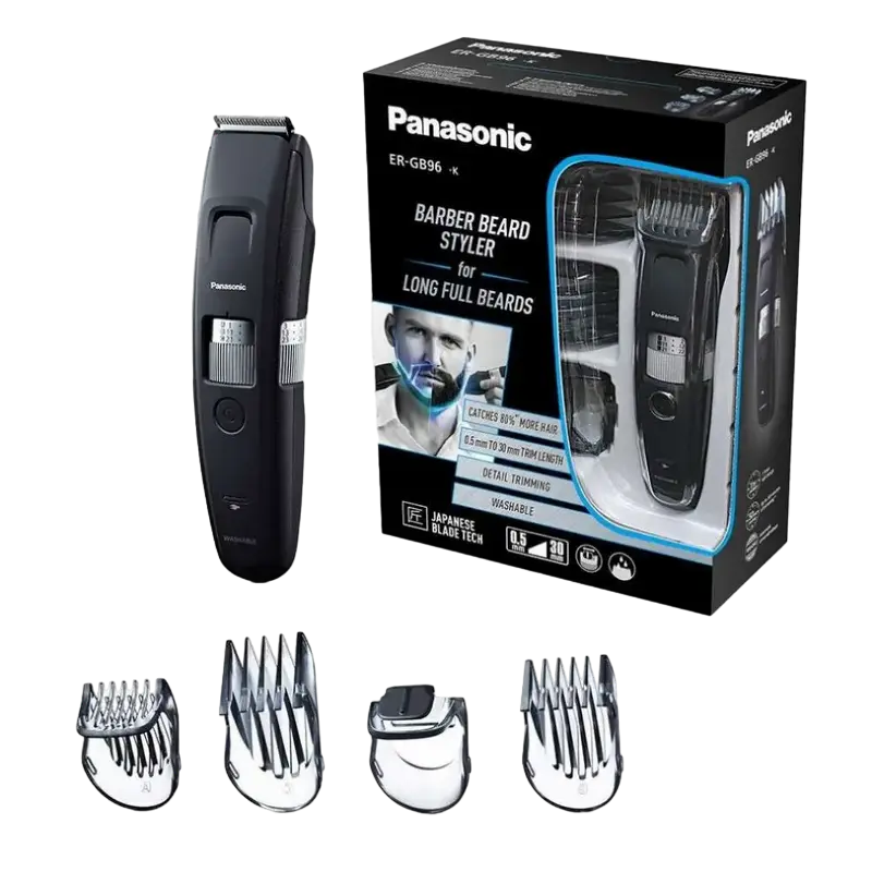 Trimmer pentru bărbați Panasonic ER-GB96-K520, Negru