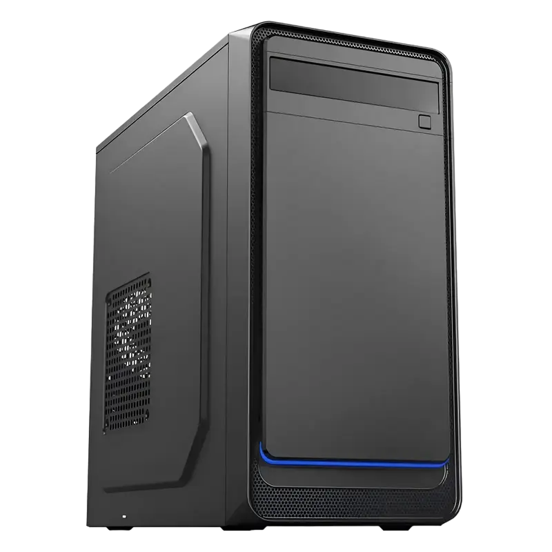 Carcasă PC Sohoo 6503BK, Micro-ATX, ATX, Negru