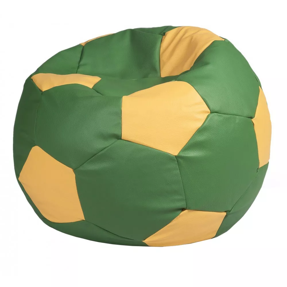 BeanBag Minge marimea"XXL",culoarea verde cu bej din ecopiele