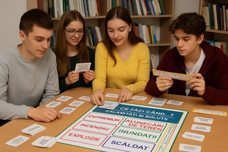 S-51 Joc educativ „Ce faci când…? - Calamități și soluții” (nivel liceu)