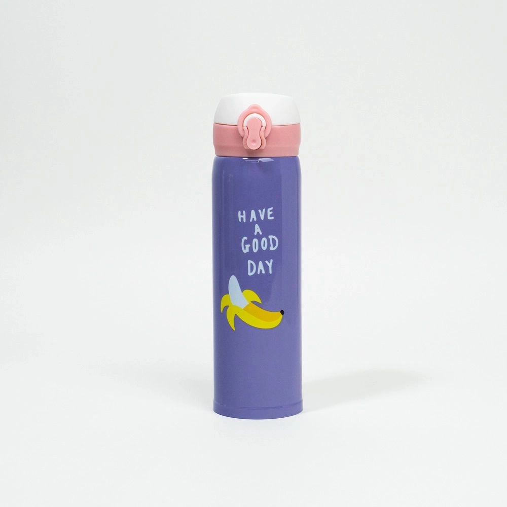 Termos mov cu banană (500 ml)