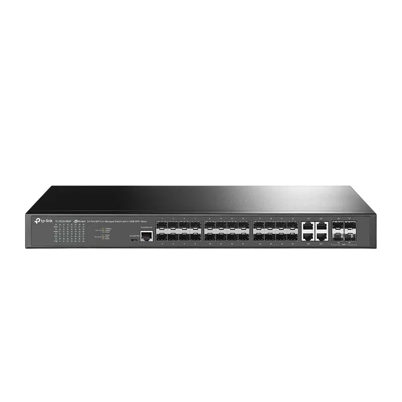 Switch de rețea TP-LINK TL-SG3428XF,