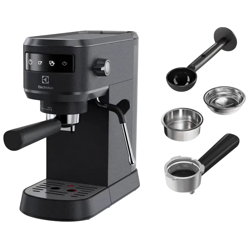 Cafetiera manuala Electrolux E6EC1-6BST, 1450W, Negru