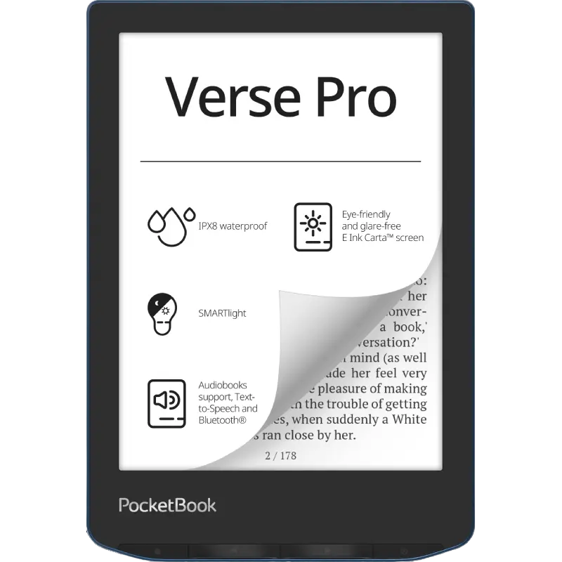 eBook Reader PocketBook Verse PRO 634, Azur