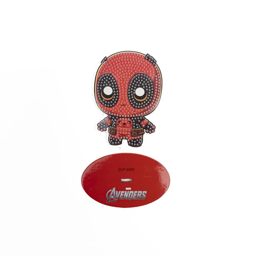 Figurină de masă mozaic diamant Deadpool 11,5 pe 8,4 cm