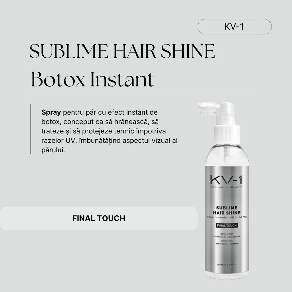 Spray KV-1 Sublime Hair Shine – Botox Instant