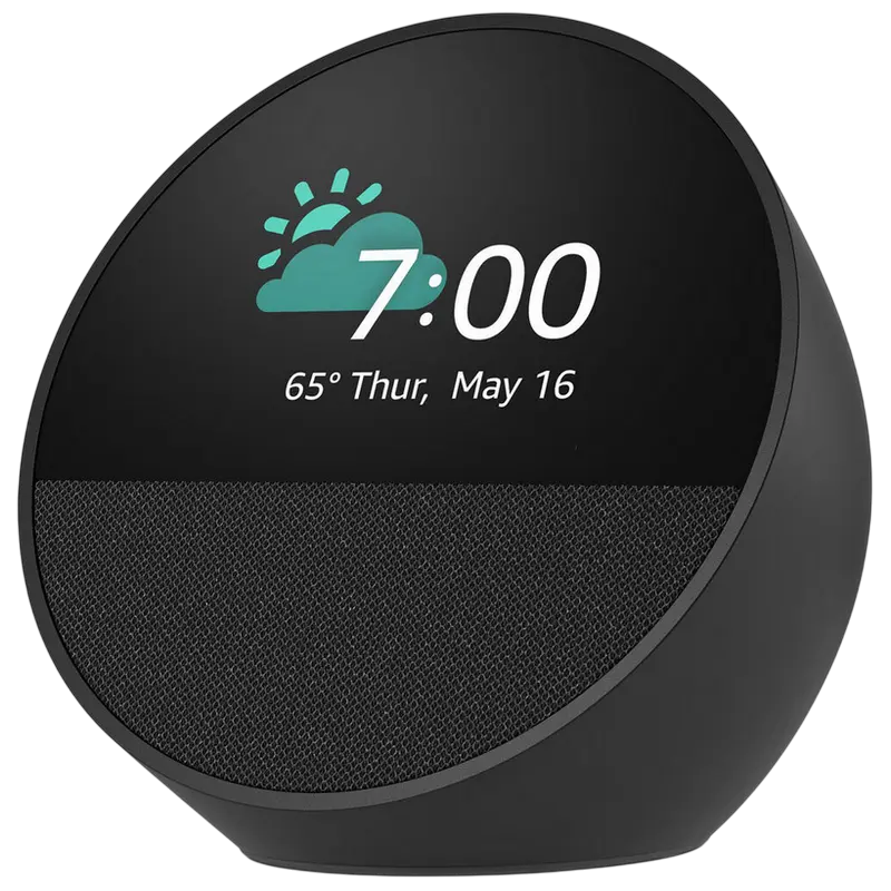 Difuzor Inteligent Amazon Echo Spot, Negru