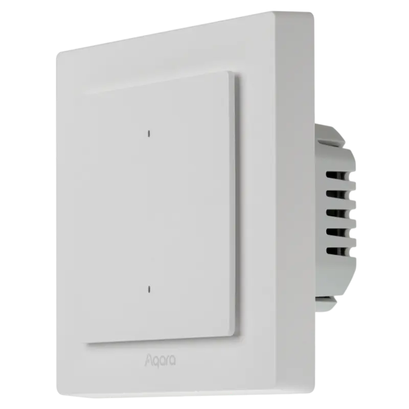 Comutator inteligent AQARA Light Switch H2, Alb