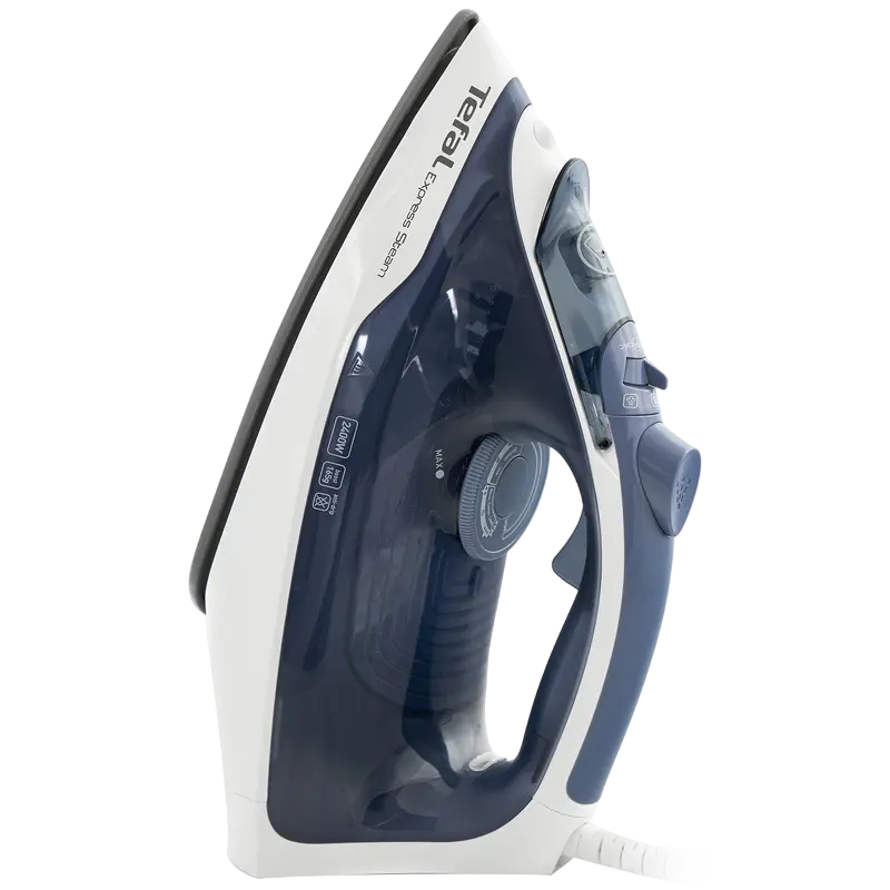 Fier de călcat Tefal FV2837E0, 2400W, Albastru Marin