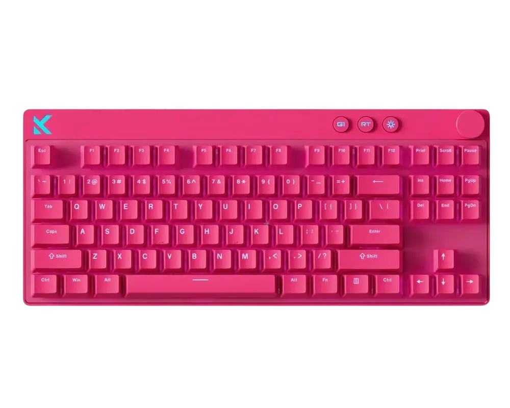 Tastatură MCHOSE Mix 87, Cu fir, Rose Red