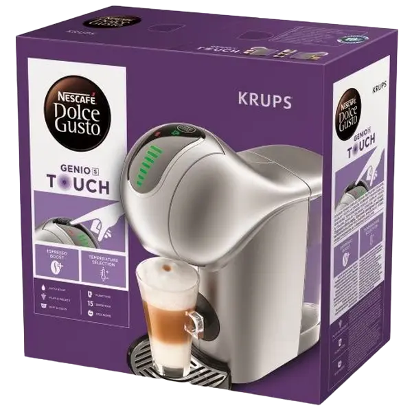 Cafetieră cu capsule Krups KP440E10, 1500W, Argintiu