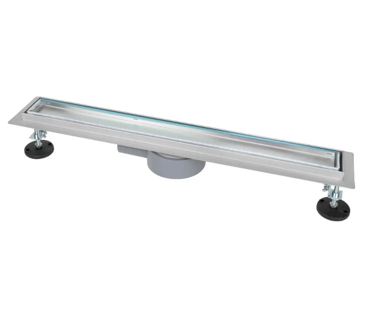 Rigolă de duș ITAL IT03-FT29/600 sub gresie rotativ 360° (inox)