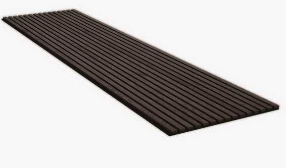 Riflaj acustic din lemn Black Walnut NEW 3000x600x22mm