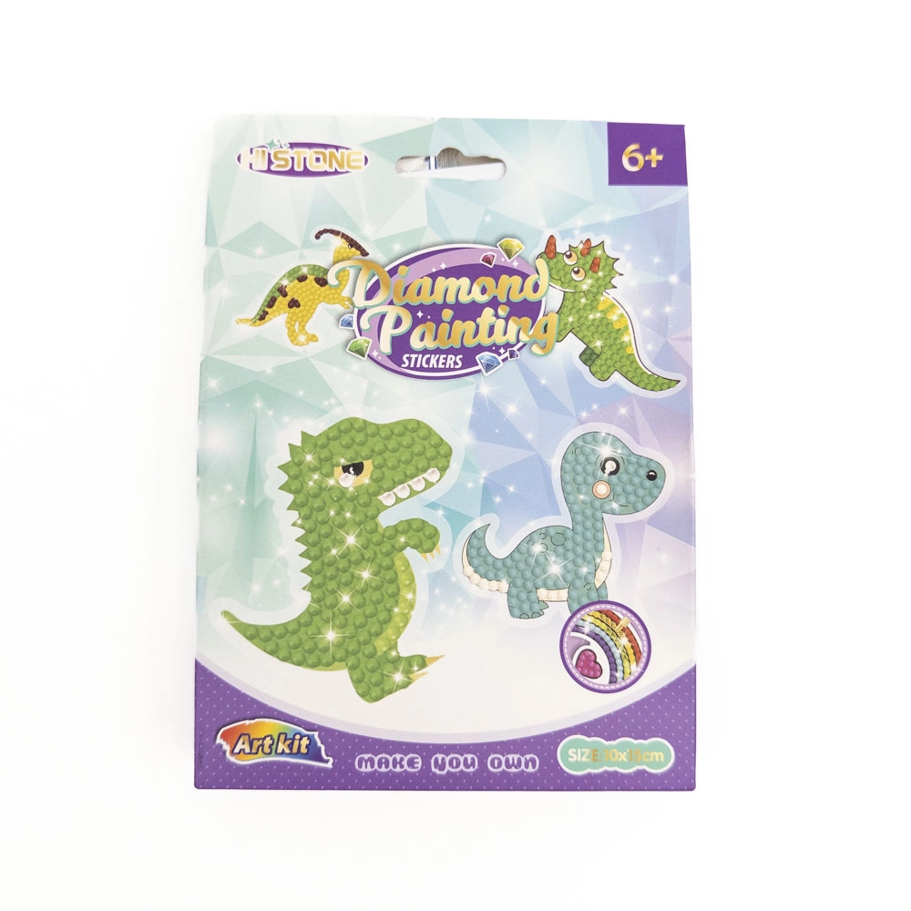 Stickere mozaic diamant Dinozauri set 2 foi 8 bucăți