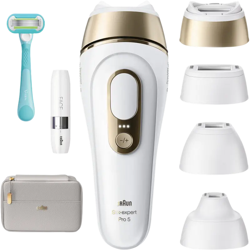 Fotoepilator Braun PL5412, Alb