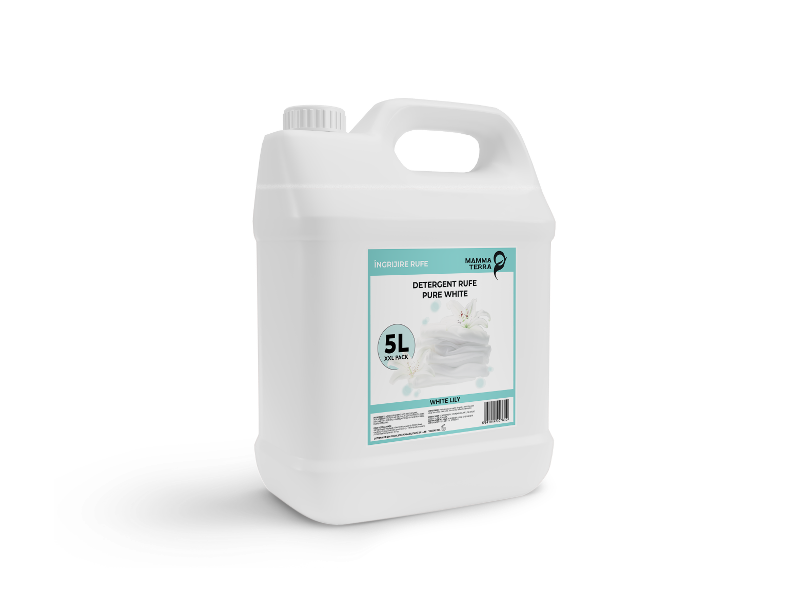 Detergent rufe albe Pure White 5L