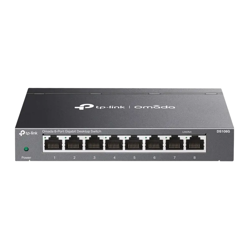 Switch de rețea TP-LINK DS108G, 8x 10/100/1000 Mbps