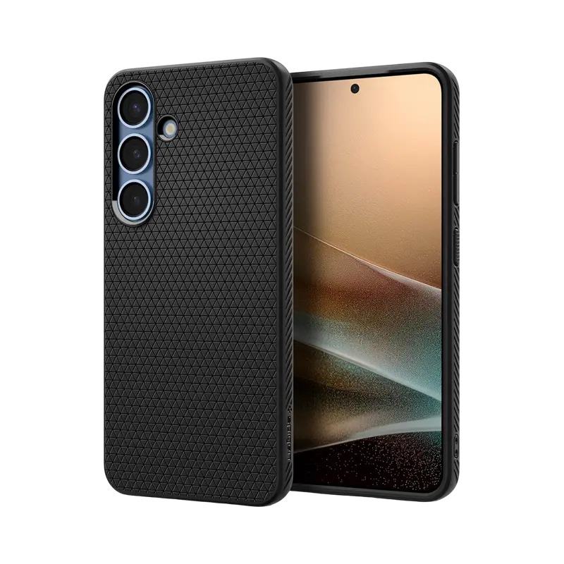 Husă Spigen Liquid Air pentru Samsung Galaxy S25+, Negru mat