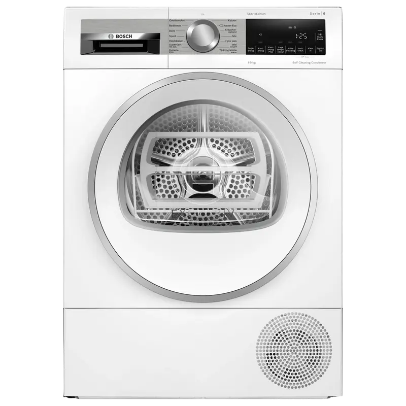Uscător de rufe Bosch WQG245D9NL, 9kg, Alb