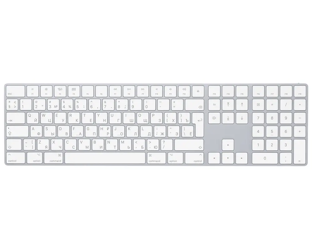 Tastatură Apple MXCJ3RS/A, Fără fir, Argintiu | Alb