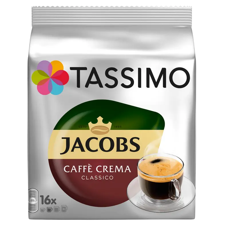 Cafea Iacobs Tassimo Caffe Crema, 16 buc