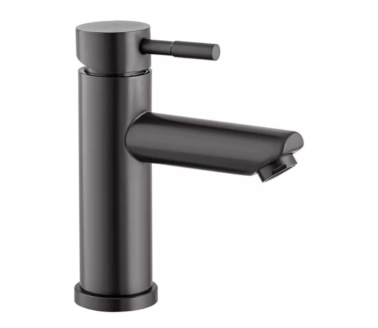 Baterie pentru lavoar WEZER EKO1A-01-BLACK Ø35 (negru)