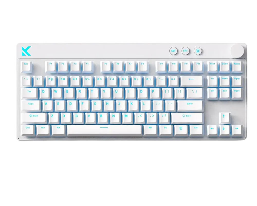 Tastatură MCHOSE Mix 87, Cu fir, Alb