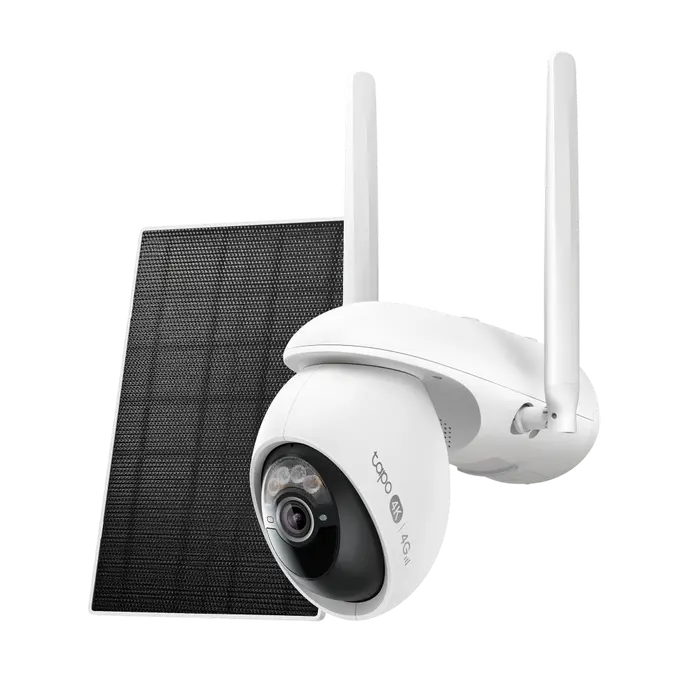 TP-Link Outdoor TAPO C665G KIT, 4K 8Mpix, IP65, Pan/Tilt, 4G/LTE, Battery Powered Security Camera +