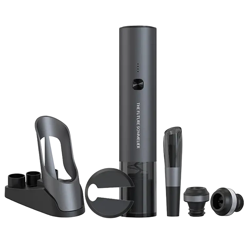 Set pentru vinuri Circle Joy TFS-001, Gri