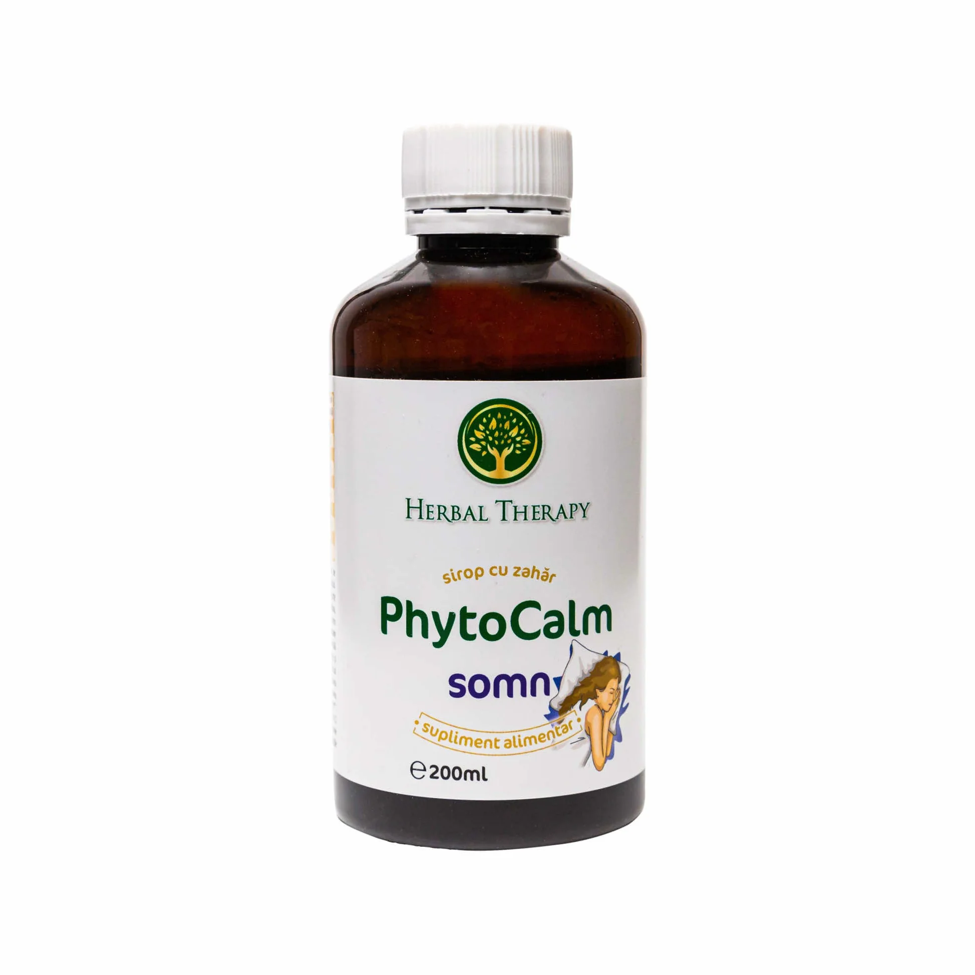 Sirop Phyto Calm – Somn, 200 ml – supliment alimentar pentru seară