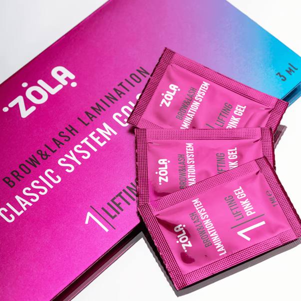 Set ZOLA Color Lab în sachet 01 Lifting Pink Gel (3 x 1 ml)