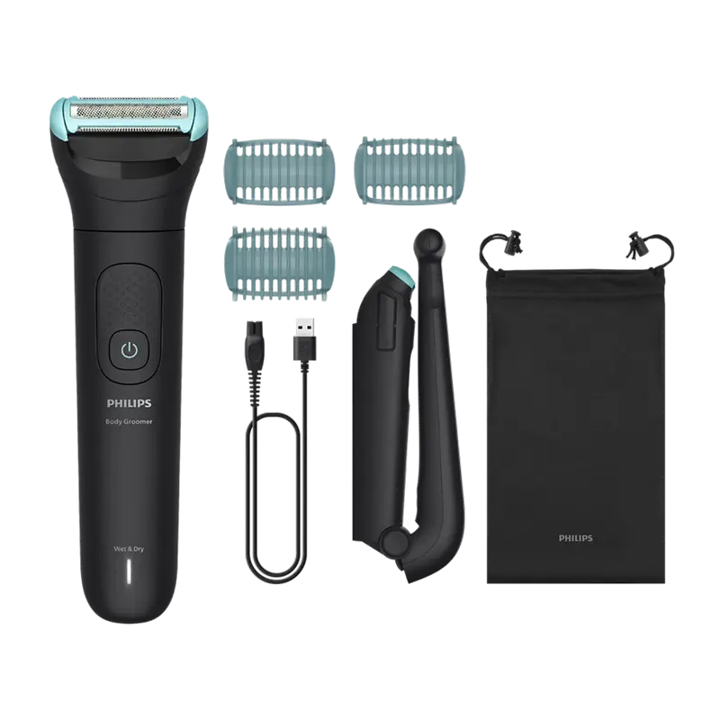 Trimmer pentru bărbați Philips BG5480/15, Negru