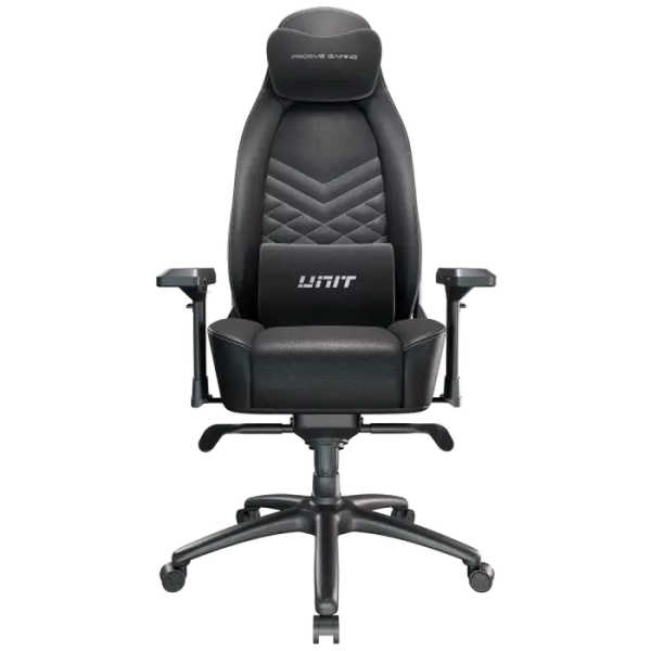 Scaun Gaming Proove Unit, PU Piele, Negru