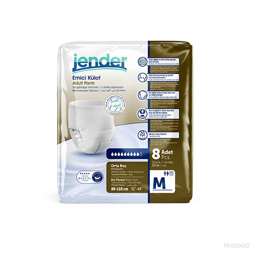 Scutece-chiloti Premium p/u adulti Jender Jumbo Pack