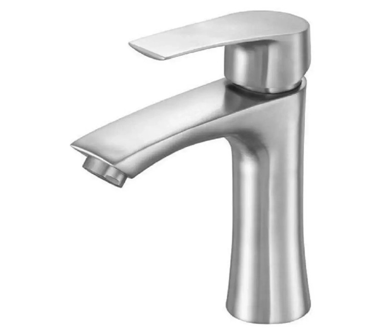 Baterie pentru lavoar Wezer INX1B-07 Ø35 (inox satinat)