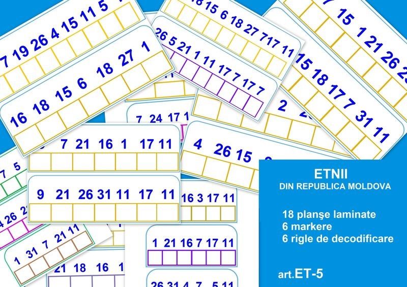 ET-5 Joc Etnii din Republica Moldova planşe A4