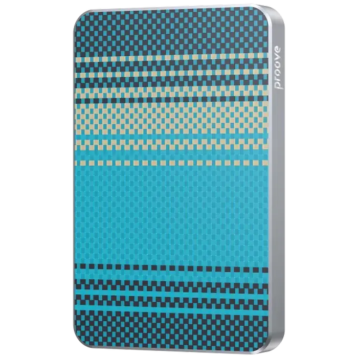Acumulator extern Proove Carbon Slim 20W, 5000mAh, Argintiu