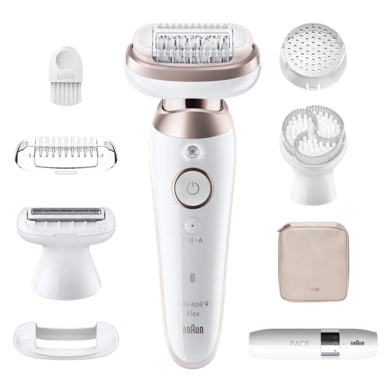 Epilator Braun SES9360, Alb | Auriu