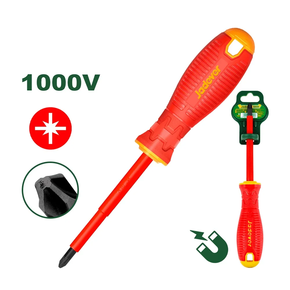 Șurubelniță izolată electric 1000V PZ1x80mm Jadever