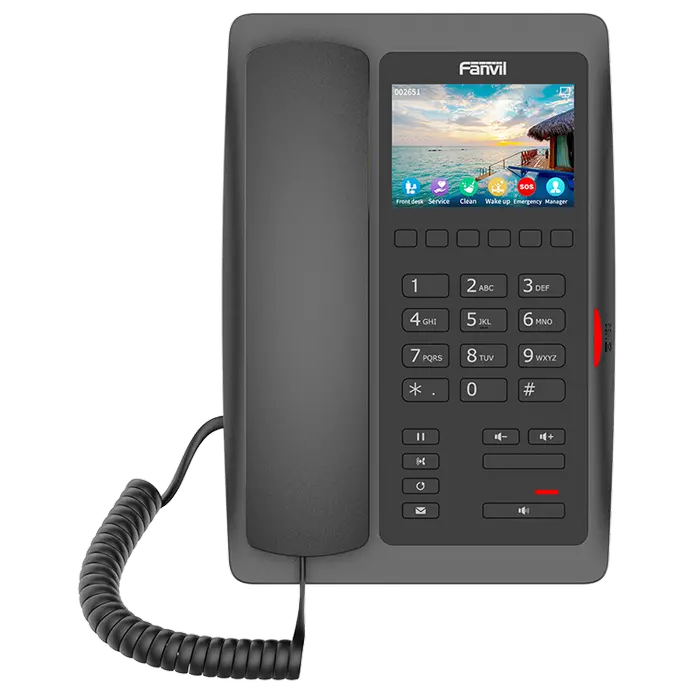 Telefon IP Fanvil H5, Negru