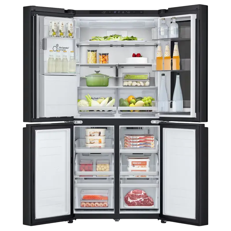 Frigider LG GMG860EPBE, InstaView Door-in-Door™, Negru