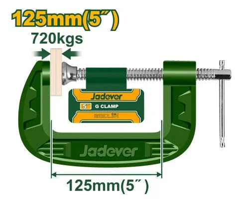 Clemă tip G 125mm JDCP1105 Jadever
