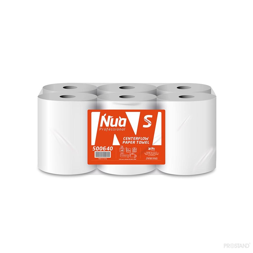 NUA PROF Prosoape de bucatarie Cellulosa Premium cu derulare cent 2 pliuri 500foi 125m