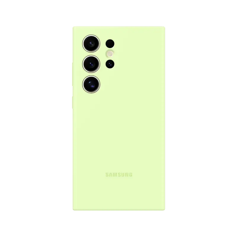 Husă Samsung Silicone Cover Galaxy S24 Ultra, Verde
