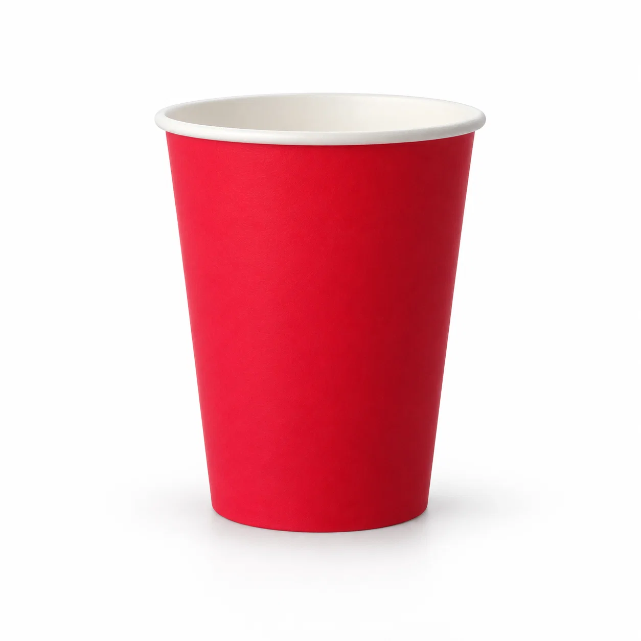 Pahar din hirtie 280ml ROSU d80 (50 buc)