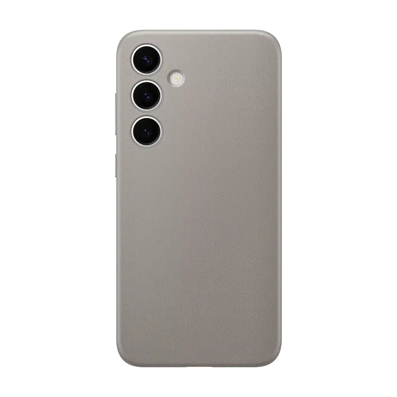 Husă Samsung Vegan Leather Case Galaxy S24+, Taupe