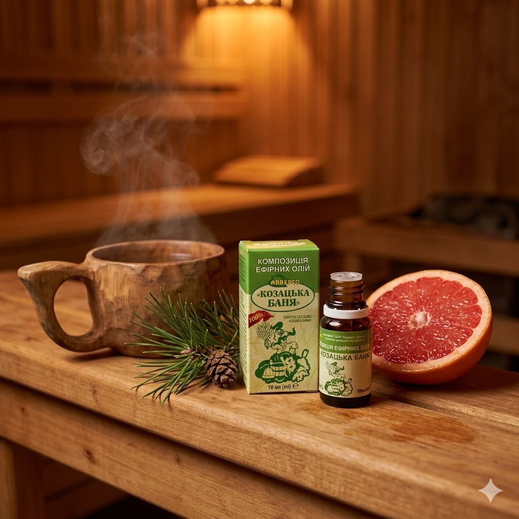 Ulei esențial pentru saună „Baie cazacească” 10 ml.